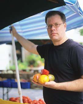 Chef Ed Matthews at Farmer's Market