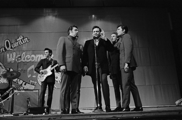 Johnny Cash and The Statler Brothers San Quentin Prison 1969 © Jim Marshall Photography, LLC.jpeg